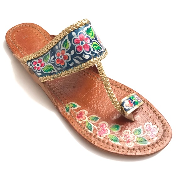no brand Shoes - Hand painted Thong Sandals 8.5